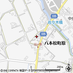 広島県東広島市八本松町原4228-2周辺の地図