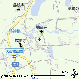 奈良県御所市鴨神周辺の地図