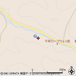大阪府立金剛登山道第二駐車場周辺の地図