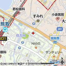 HANS 洋菓子店周辺の地図