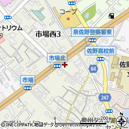 ゴルフ・パートナー　大阪外環・泉佐野店周辺の地図