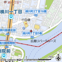 小田億倉庫棟周辺の地図