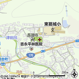 東葛城神社周辺の地図