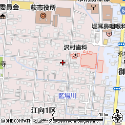 朝日新聞萩支局周辺の地図