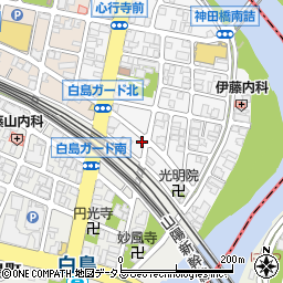 元岡一博司法書士事務所周辺の地図