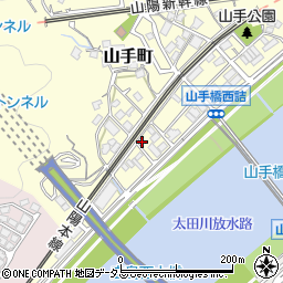 広島県広島市西区山手町10-9周辺の地図