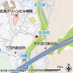 広島県広島市佐伯区五日市町大字下河内32-1周辺の地図