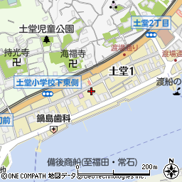 尾道商業会議所記念館周辺の地図