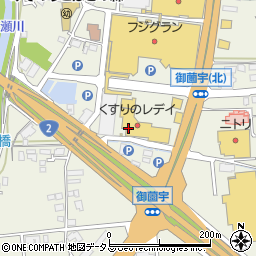 ライトオンフジグラン東広島店周辺の地図