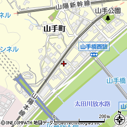 広島県広島市西区山手町10-12周辺の地図