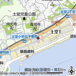 もみじ銀行尾道中央支店周辺の地図