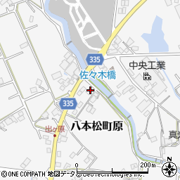 広島県東広島市八本松町原613周辺の地図