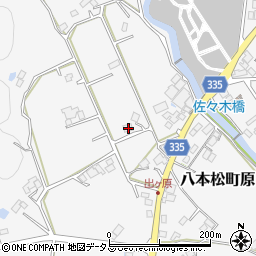 広島県東広島市八本松町原910周辺の地図