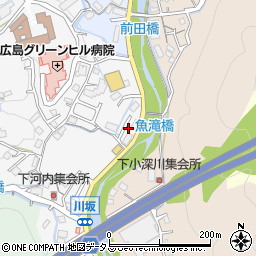 広島県広島市佐伯区五日市町大字下河内32周辺の地図