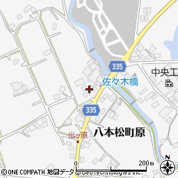 広島県東広島市八本松町原628周辺の地図