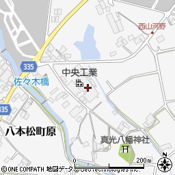 広島県東広島市八本松町原527周辺の地図