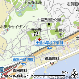広島県尾道市西土堂町周辺の地図
