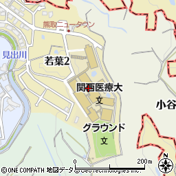 関西医療大学周辺の地図