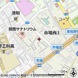 ドラゴンスター泉佐野店周辺の地図