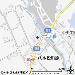 広島県東広島市八本松町原630周辺の地図