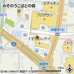 広島県東広島市西条町御薗宇7203周辺の地図