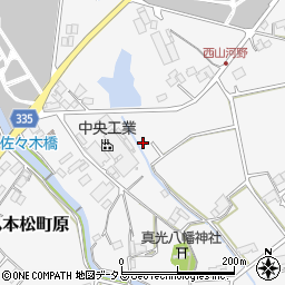 広島県東広島市八本松町原3915周辺の地図