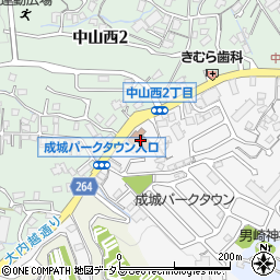 広島市役所　中山福祉センター周辺の地図