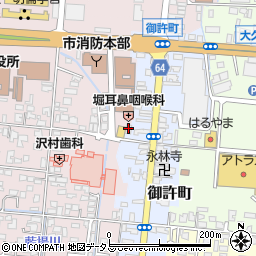 視聴覚機器株式会社　萩営業所周辺の地図