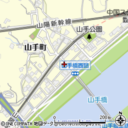 広島県広島市西区山手町9-23周辺の地図