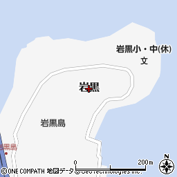 香川県坂出市岩黒周辺の地図