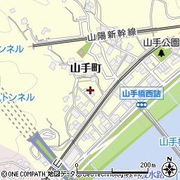 広島県広島市西区山手町16周辺の地図