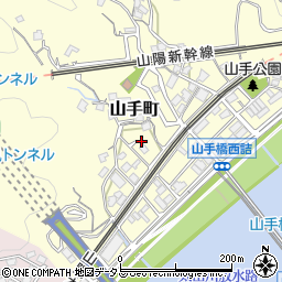 広島県広島市西区山手町16-10周辺の地図