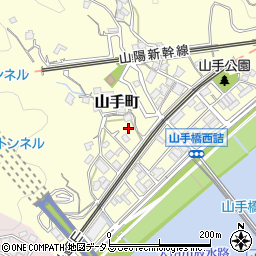 広島県広島市西区山手町16-22周辺の地図