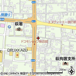 山口県萩市土原１区周辺の地図