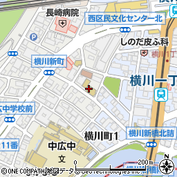 広島公務員専門学校周辺の地図
