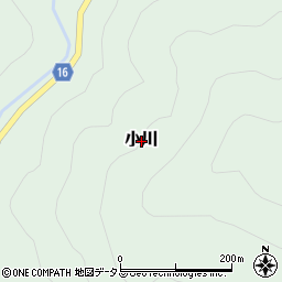 奈良県吉野郡東吉野村小川周辺の地図