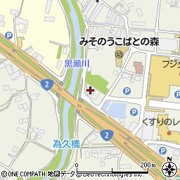 広島県東広島市西条町御薗宇7206周辺の地図