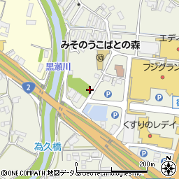 広島県東広島市西条町御薗宇7206-3周辺の地図