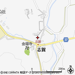 奈良県吉野郡吉野町志賀周辺の地図
