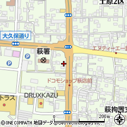 セコム株式会社萩事務所周辺の地図