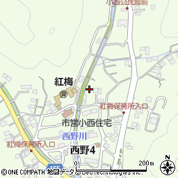 広島県三原市西野周辺の地図