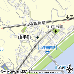 広島県広島市西区山手町19-7周辺の地図