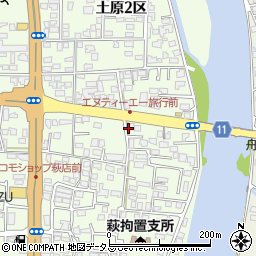 萩篠生線周辺の地図