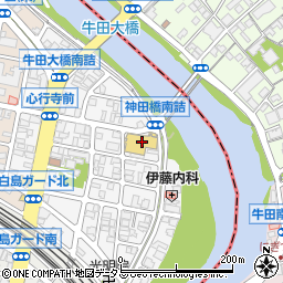 ＤＣＭ安芸白島店周辺の地図