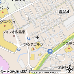 〒732-0033 広島県広島市東区温品の地図