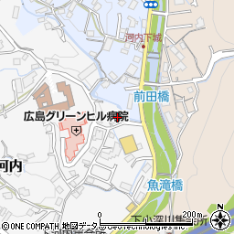 広島県広島市佐伯区五日市町大字下河内42周辺の地図