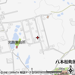 広島県東広島市八本松町原11134周辺の地図
