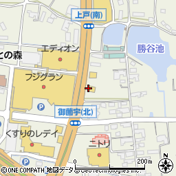 大阪王将 西条御薗宇店周辺の地図