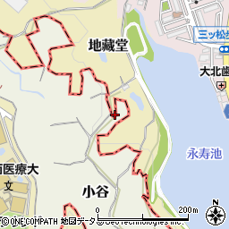 大阪府貝塚市地藏堂512周辺の地図