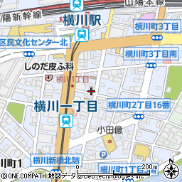 前田理容院周辺の地図